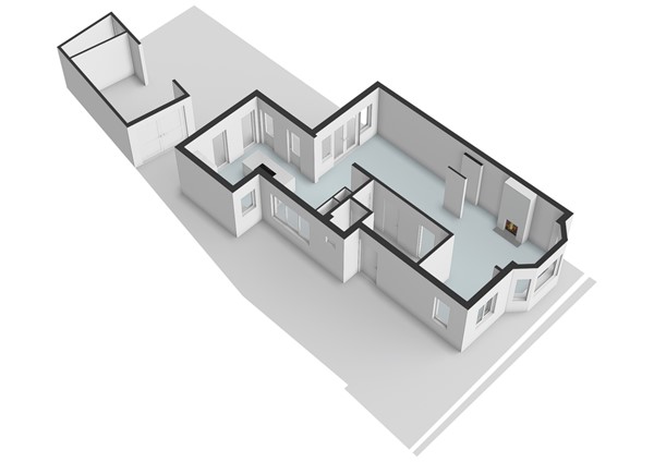 Floorplan - Laan van Alkemade 64, 2341 LK Oegstgeest